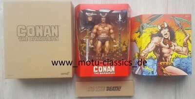 CONAN the Barbarian Deluxe Comic Book Conan Actionfigur Super 7 Super7 NEU OVP - Bild 1 von 4