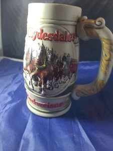 "Piedra de cerveza vintage 1983 Budweiser Clydesdale Ceramarte Brasil promocional 6 1/2" - Imagen 1 de 4