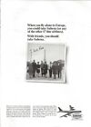 1965 Europe Sabena Belgian World Airlines Vintage Print Ad r