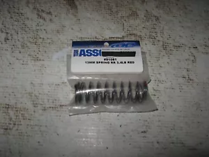 RC Associated 13 mm Rear Springs 3.40 LB Steel Red (2) 91081 - Picture 1 of 2
