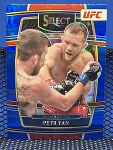 2022 Panini Select UFC PETR YAN Silver Prizm Blue Retail - Picture 1 of 2