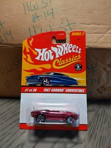 Hot Wheels Classics 2006 Series 2 #7 1967 Camaro Convertible Spectraflame Pink - Picture 1 of 6