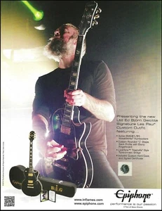In Flames Bjorn Gelotte Signature Epiphone Les Paul Custom guitar advertisement - Picture 1 of 3