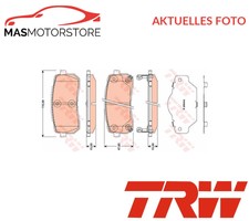 SET BRAKE PADS REAR BRAKE BLOCKS TRW GDB3449 P FOR HAVAL H8 2.0.2.0 AWD 2L