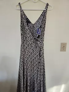 Jones New York Dress Fit-Flared Swing Layered Women's Sz12 Sleeveless NWT - Picture 1 of 16