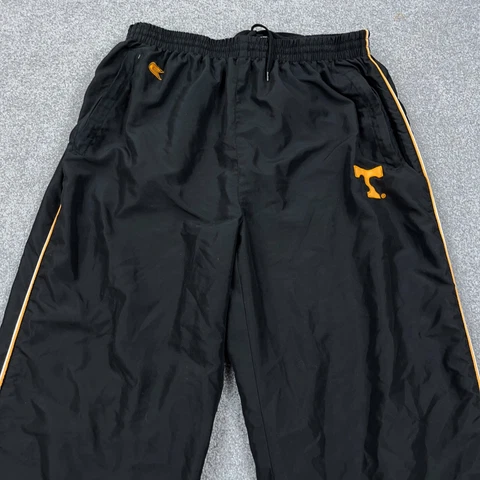Vintage Tennessee Volunteers Pants Men XL Black Track Windbreakers Warm Ups Vols Cover