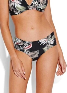 Seafolly X2327 Women's Standard Wide Side Retro Bottom Swimsuit, Black, 6 US - Picture 1 of 3