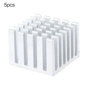 5pcs Aluminum Heatsink Kit 20x20x15mm Thermal Cooler Radiator Heat Sink for CPU - Afbeelding 1 van 8