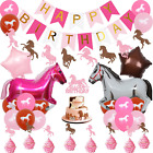 Fangleland Horse Party Decorations for Girls, Horse Themed Balloons Kit with for