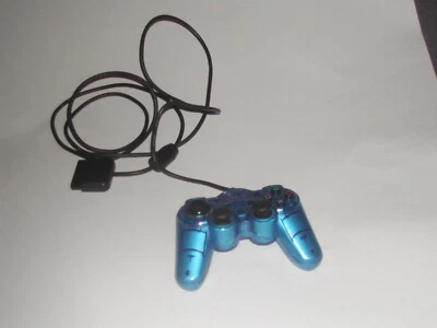 Dreamshock Micro Blue Wired Dream Gear PS2 Game Controller  - Image 1 of 4