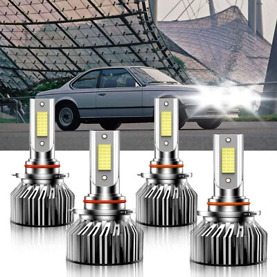 Para BMW L6 1987 9005 9006 LED Faro Bombilla Alto Bajo Blanco Super Brillante Foto 1 de 4