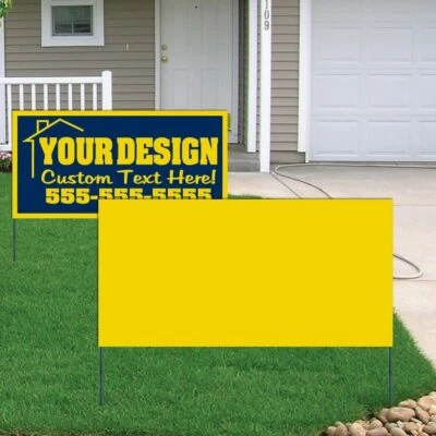 2'X4' 4mm Corrugated Plastic Blank Yard Signs - FREE SHIPPING - Image 1 of 4