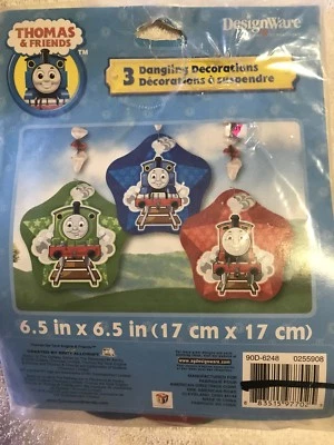 Thomas the Tank Train Party Supplies Dangling Decorations 3ct. - Image 1 of 2