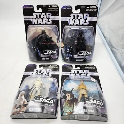 Lote de 4 Snow Trooper, General Rieekan, Darth Vader Colección Saga Star Wars (2) Foto 1 de 4