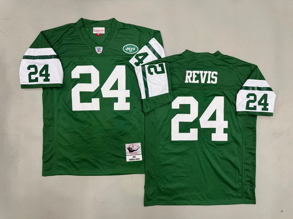 Camiseta deportiva vintage verde Darrelle Revis para hombre Foto 1 de 1