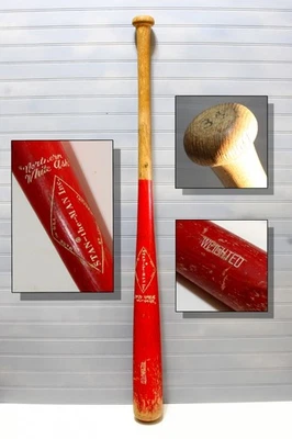 Bate de béisbol Stan-The-Man madera ponderada práctica calentamiento norte blanco ceniza RARO Foto 1 de 4