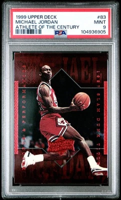 Slam Dunk 1987 1999 UD MJ Atleta Century Michael Jordan PSA 9 Chicago # 83 Foto 1 de 2