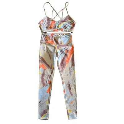 Alo Yoga Airbrush Legging & Bra Set  XS Bottoms / M Top Preloved - Image 1 of 4