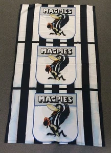 🔶️RETRO VINTAGE AFL VFL 1976 COLLINGWOOD MAGPIES FABRIC DUVET DOONA COVER - Bild 1 von 9