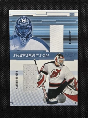 2002-03 BAP Between The Pipes PATRICK ROY MARTIN BRODEUR Inspiration Dual Jersey - Image 1 of 4