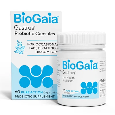 BioGaia Gastrus Gut Health | Cápsulas Probióticas | Promueve la Regularidad | 60 Ct Foto 1 de 4