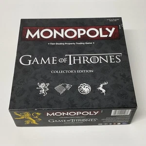 2015 Monopoly Game of Thrones GOT Collector's Edition Complete Unused (J3) W#622 - Picture 1 of 7