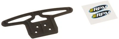 RPM Wide Front Bumper Losi Mini-T, Black - Image 1 of 2