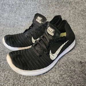 Nike Free RN Flyknit 831070-001 Schwarz Laufschuhe Größe 7 Schuh Schnürung fehlt - Bild 1 von 8