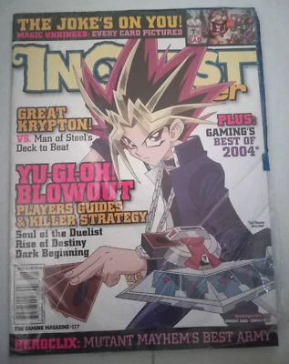 InQuest Gamer The Gaming Magazine #117 January  2005 YUGIOH - Image 1 of 4
