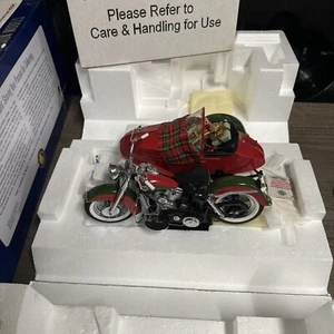 Franklin Mint Harley Davidson 2002 Xmas Duo Glide/Beiwagen Neu in Box B11A409 - Bild 1 von 19