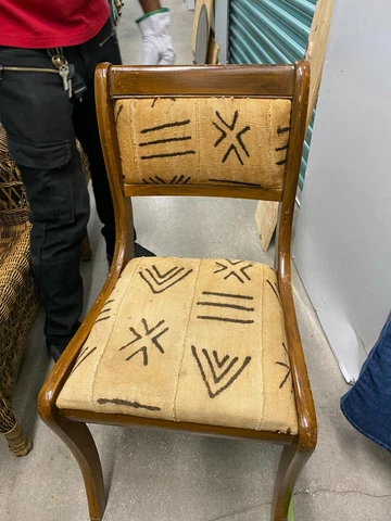 2 antique matching side chairs Cover