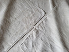 N34 Ancienne Nappe de vendanges en chanvre finXIXè 101x275cm Old Hemp tablecloth