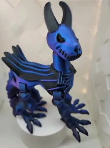 Dragón Articulado Drake Skellington, Regalo Halloween, Impreso en 3D - Imagen 1 de 36