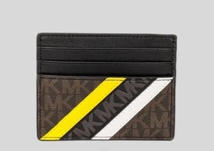 NWT Michael Kors Tall Card Case Mini MK Logo - Picture 1 of 2
