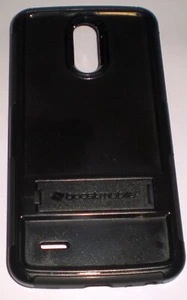 Dual Layer Hybrid Hard Case for LG Stylo 3 with kickstand, Black, Brand New - Picture 1 of 5