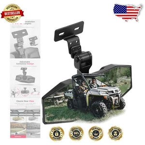 Adjustable Rear View Mirror for CFMOTO UFORCE 1000/1000 XL – Shatterproof Safety - Picture 1 of 8