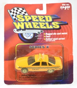 Welly Speed Wheels Series X Yellow Chevy Taxi 1/64 Diecast - Picture 1 of 5