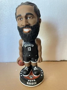 James Harden New Jersey Nets FOCO LE cabeza de nudillo bobblehead nuevo en caja cierre - Imagen 1 de 2