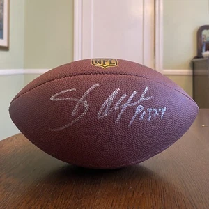 SHAUN ALEXANDER HAND SIGNED AUTOGRAPHED NFL GAME BALL SEATTLE SEAHAWKS - Picture 1 of 2