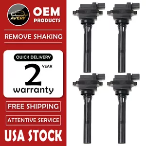 4PCS Ignition Coil For 1999-04 Chevrolet Tracker L4 2.0L & Suzuki Vitara UF237 - Picture 1 of 10