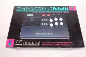 HORI H3J-07 Fighting Stick Multi Controller Boxed SFC MD PC Engine Tested Japan - Picture 1 of 6