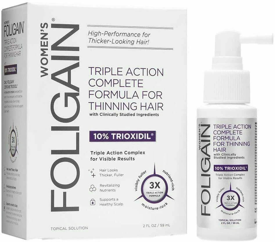 Foligain Hair Regrowth Treatment Spray for Womens 10% Trioxidil 59ml for 1 month - Image 1 of 1