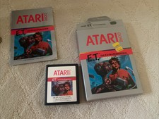 Atari 2600 E.T. The Extraterrestrial Game COMPLETE With Box & Instructions