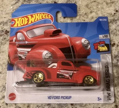 Hot Wheels ‘40 FORD PICKUP ROSSO 2022 1:64 - Immagine 1 di 2