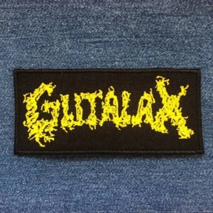 GUTALAX embroidered patch Cock and Ball Torture Gut Blood Ultimo Mondo Cannibale - Picture 1 of 1