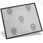 Placemat Mousemat 8x10 BW - Fun Happy Avocado Love Heart  #39781