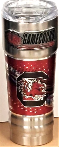 South Carolina Gamecocks 32 Oz Vacuum Insulated Stainless Steel Travel Mug Cover