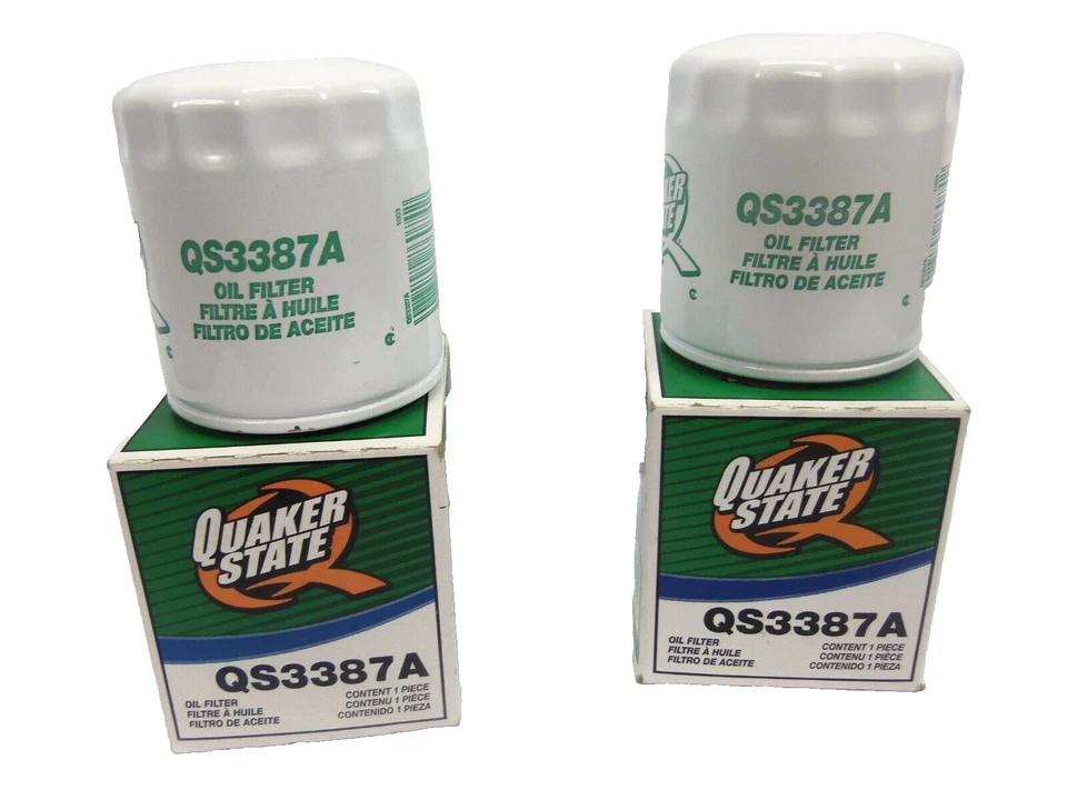 Juego de 2 filtros de aceite Quaker State QS3387A  Foto 1 de 2