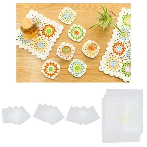 Square Mesh Plastic Canvas Sheets Kit for Embroidery Cross Stitch DIY Crafts - Picture 1 of 7