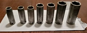 SNAP-ON TOOLS 3/8" Drive 6-Point SAE Deep Impact Socket Set 7pcs USA - Bild 1 von 5